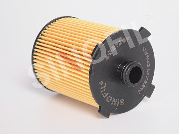 Paper oil filter